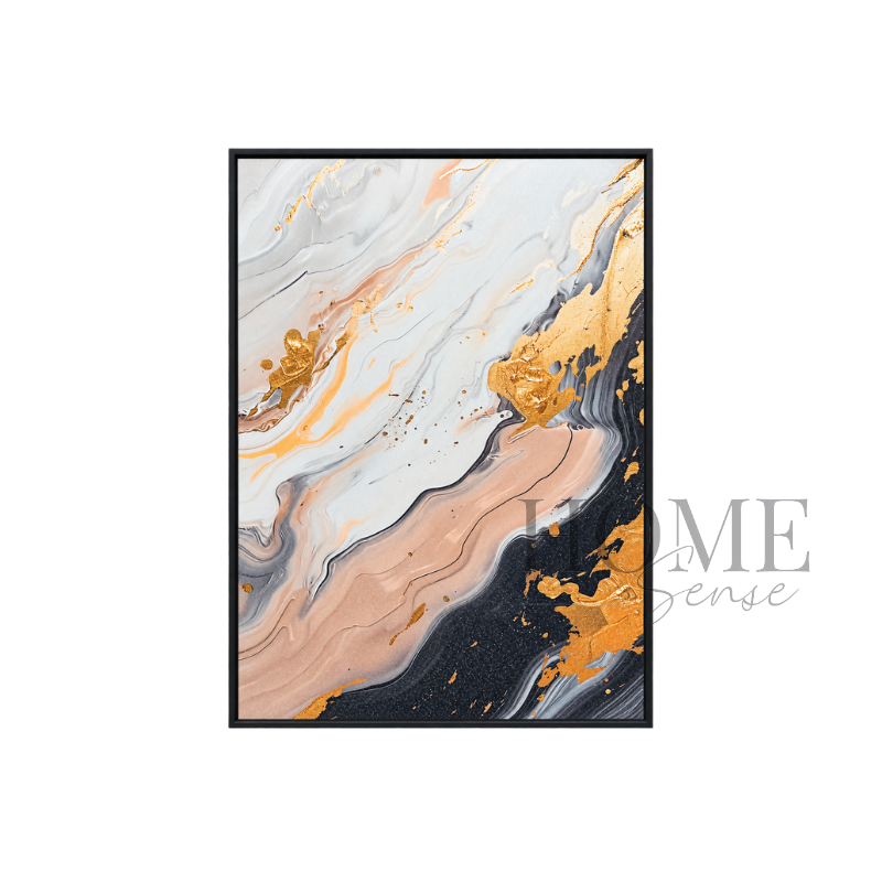 Satin Eclipse – Fluid Abstract Fine Art Print