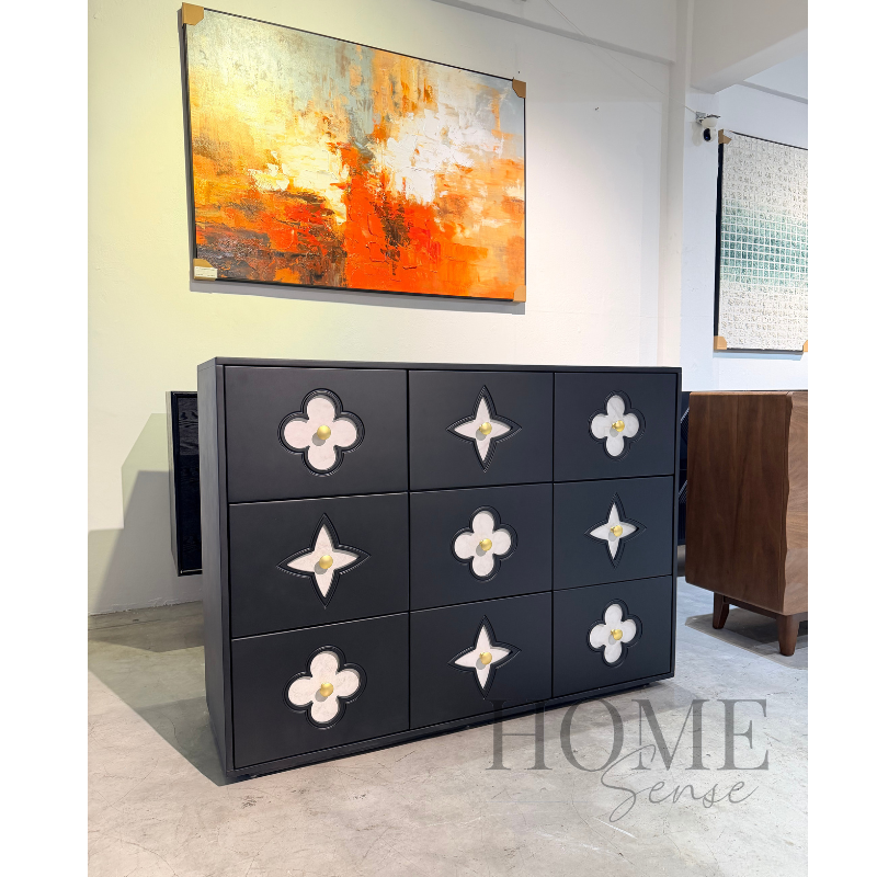 French Retro Solid Wood Chest Of Drawer