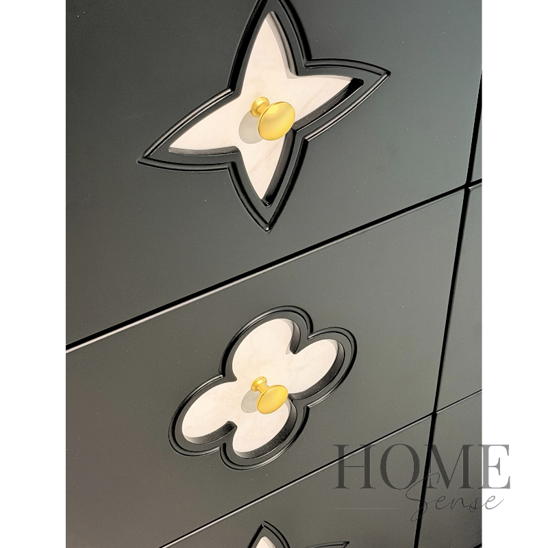 French Retro Solid Wood Chest Of Drawer