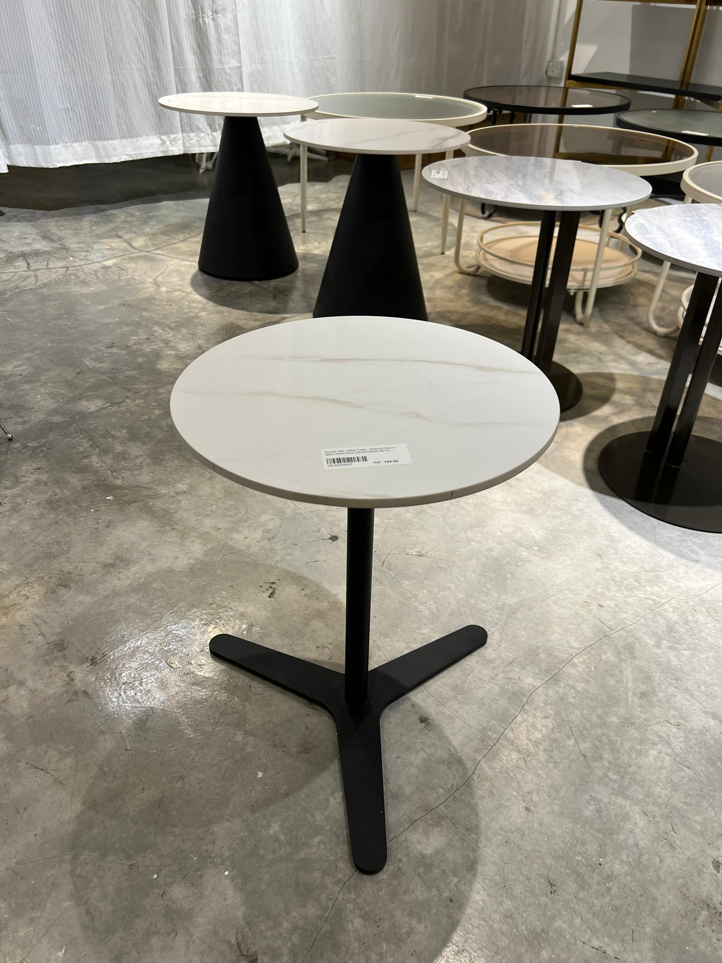 Minimalist Round Side Coffee Table