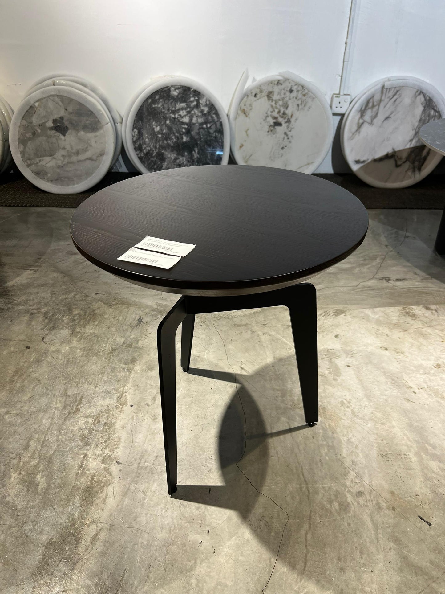 Sleek Design Wooden Round Side Table