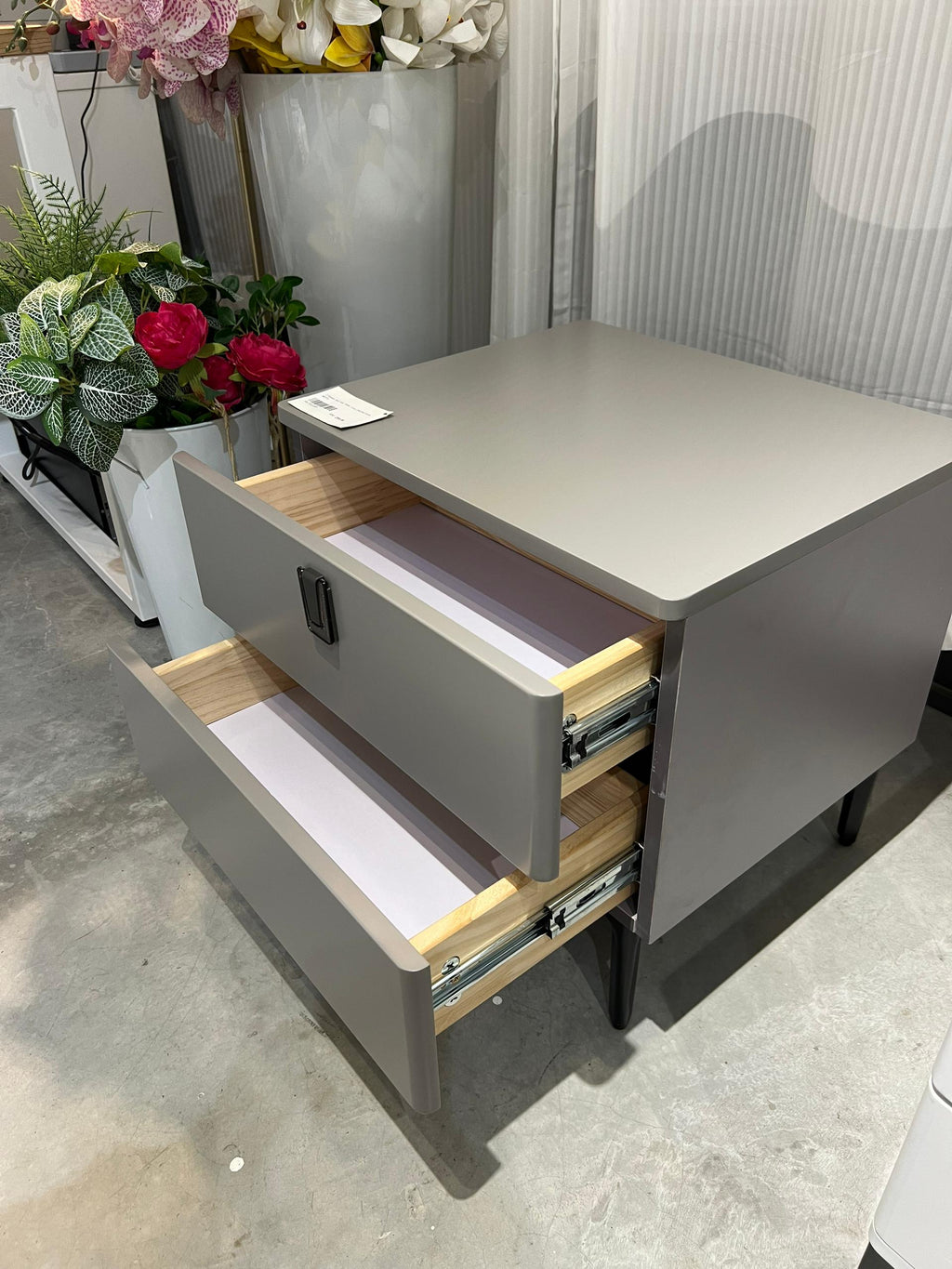 2 Drawer Bed Side Table