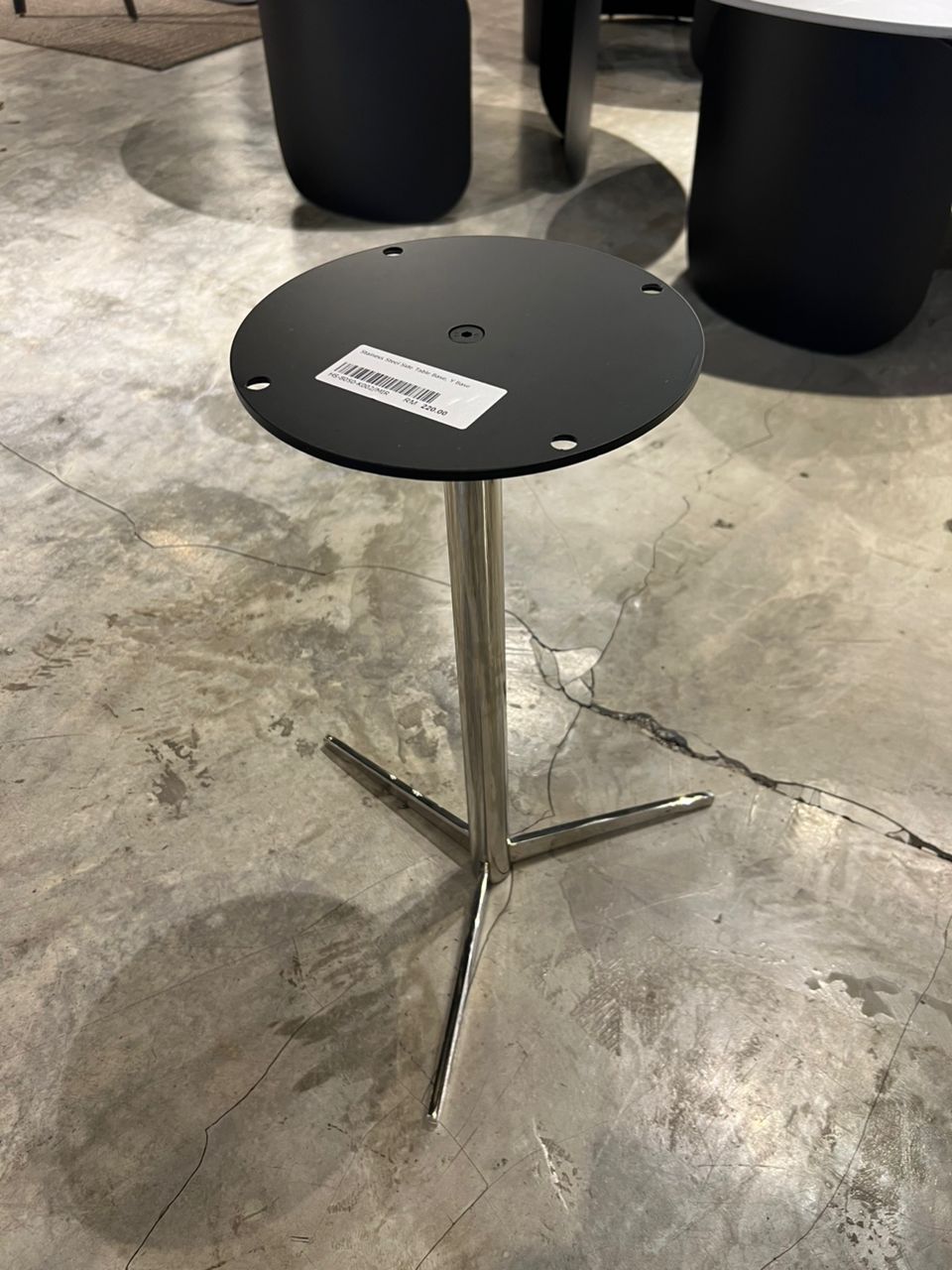 Stainless Steel Side Table Base