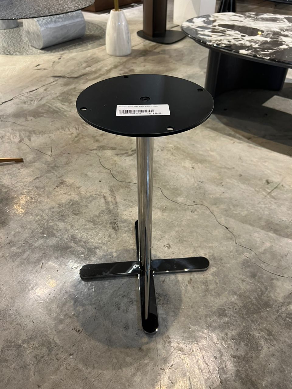 Stainless Steel Side Table Base