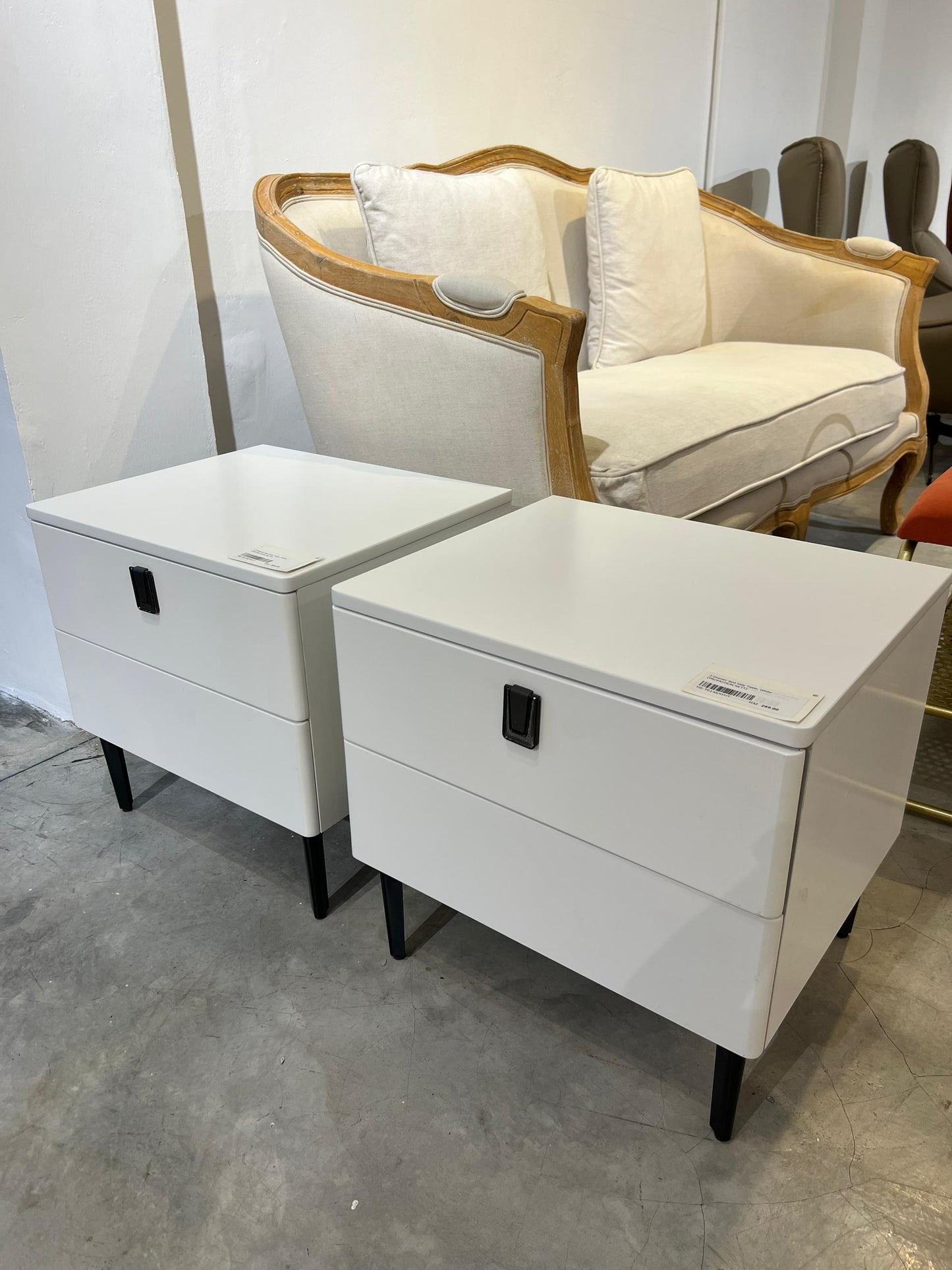 2 Drawer Bed Side Table