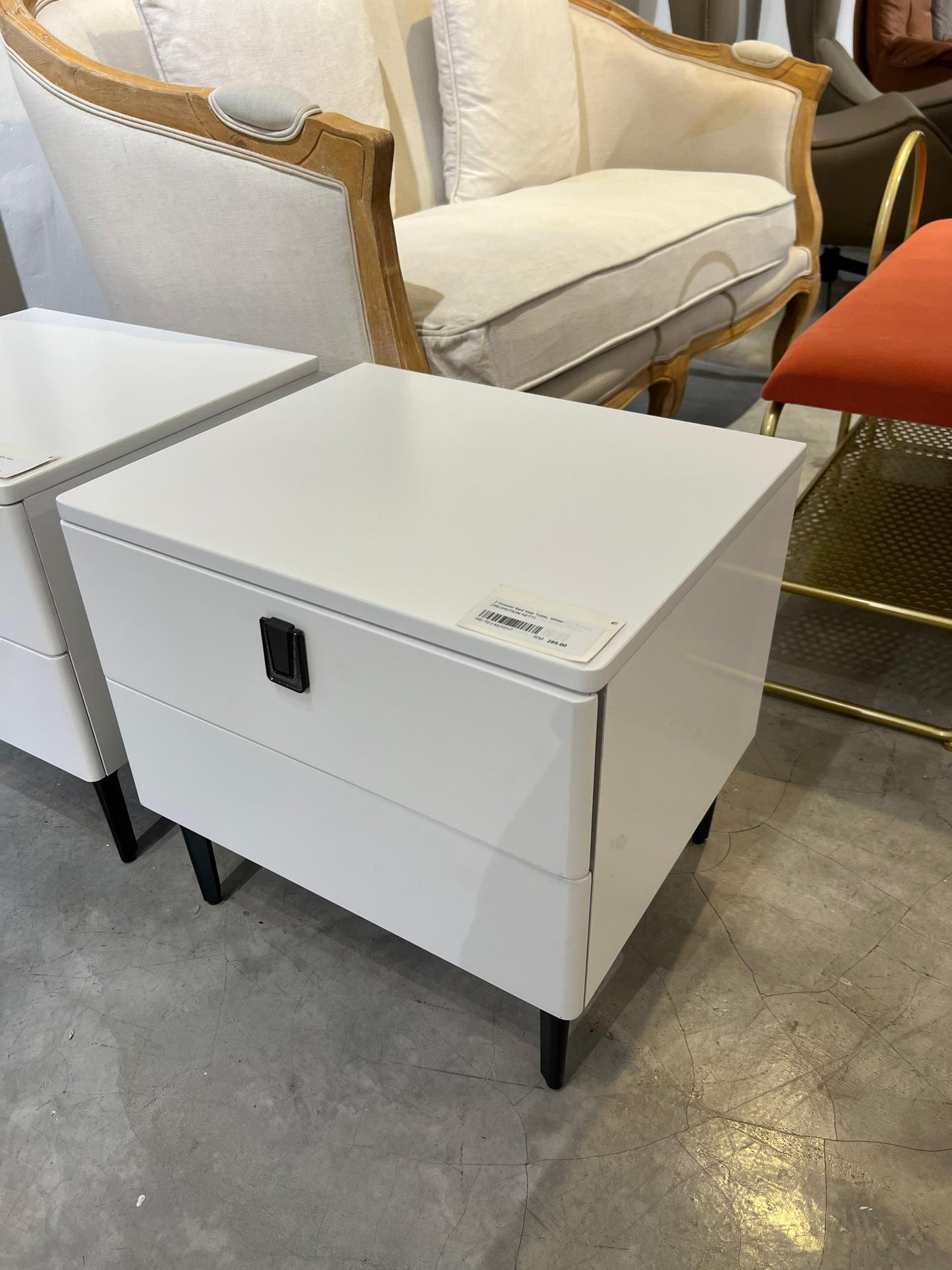 2 Drawer Bed Side Table