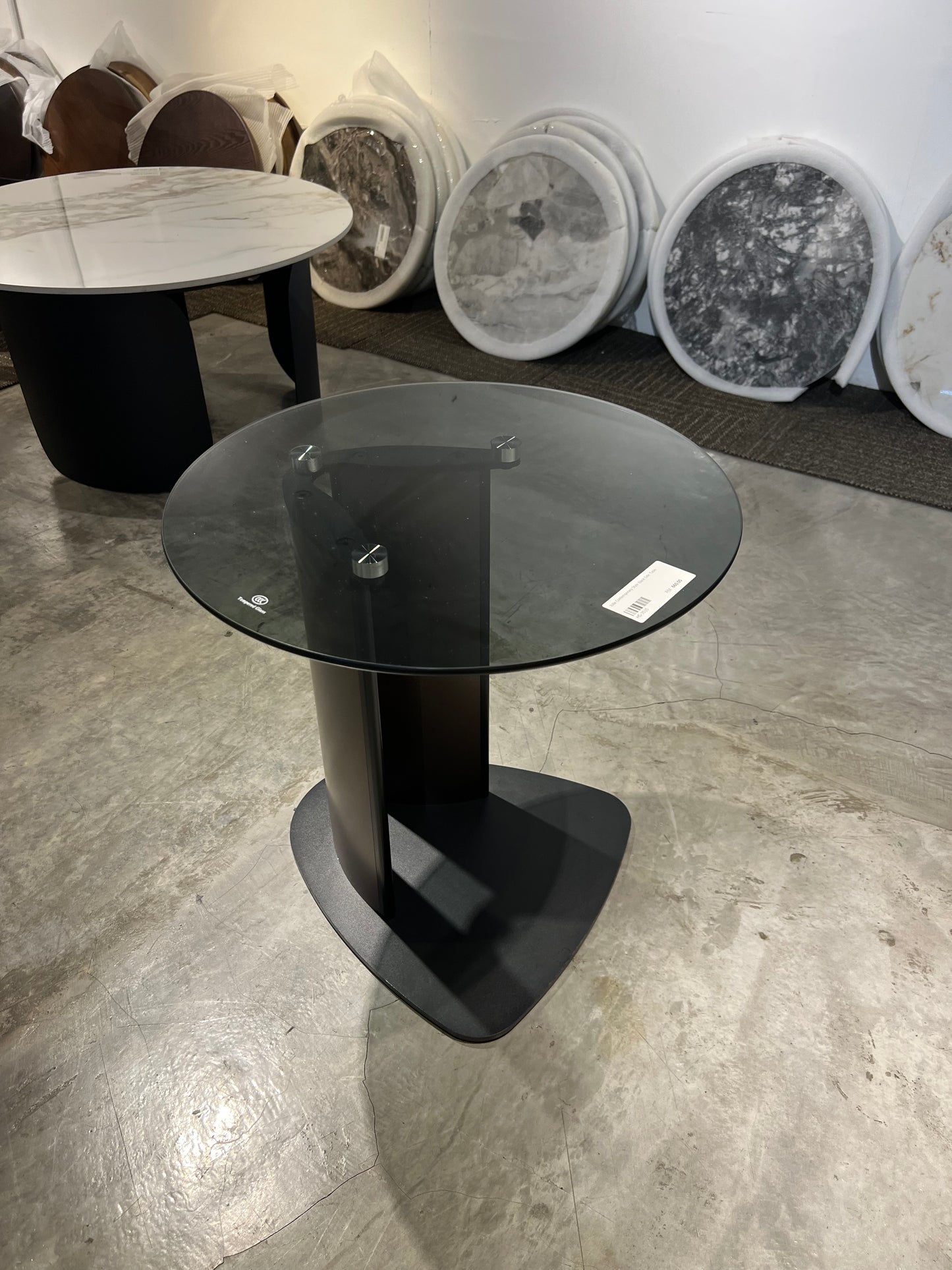 Julia Contemporary Style Black Side Table