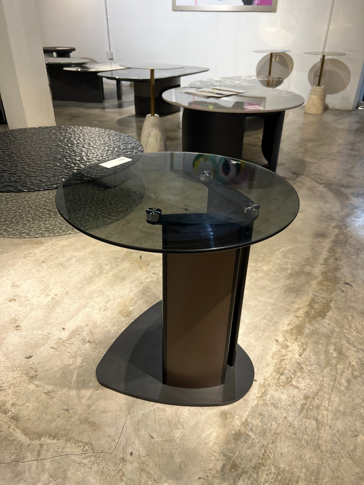 Julia Contemporary Style Black Side Table