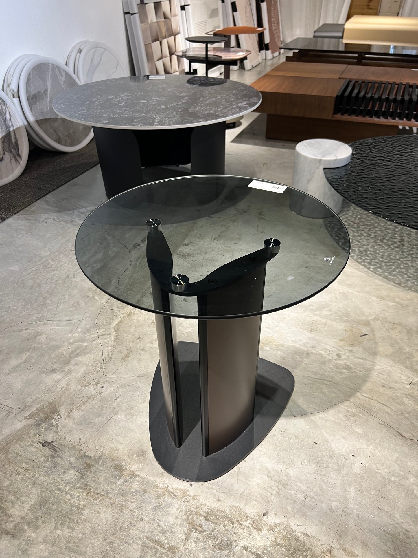 Julia Contemporary Style Black Side Table