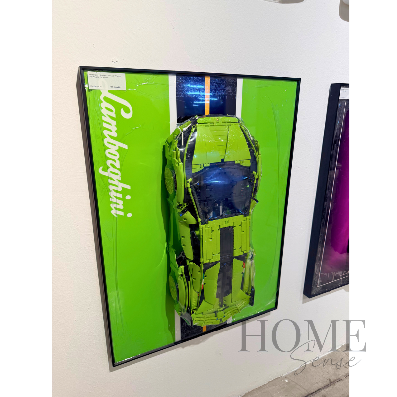 Lamborghini - Inspired Racing Car Artwork, Wall Art, Wall Decoration