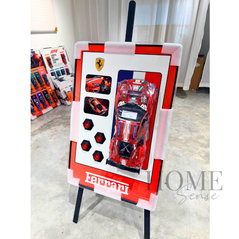 Ferarri - Inspired Racing Car Artwork, Wall Art, Wall Decoration