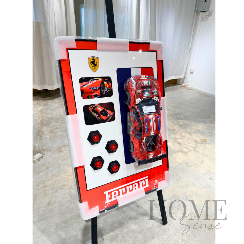 Ferarri - Inspired Racing Car Artwork, Wall Art, Wall Decoration