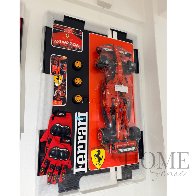 Ferarri - Inspired Racing Car Artwork, Wall Art, Wall Decoration