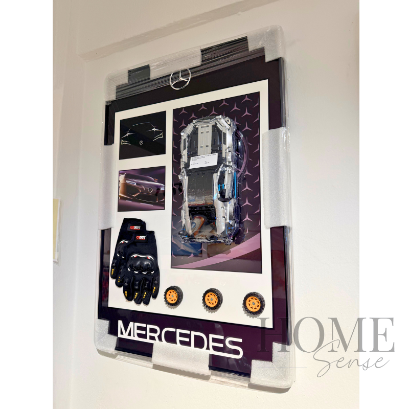 Mercedes Benz - Inspired Racing Car Artwork, Wall Art, Wall Decoration