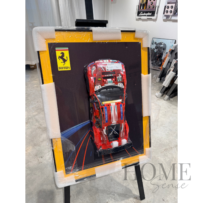 Ferarri - Inspired Racing Car Artwork, Wall Art, Wall Decoration