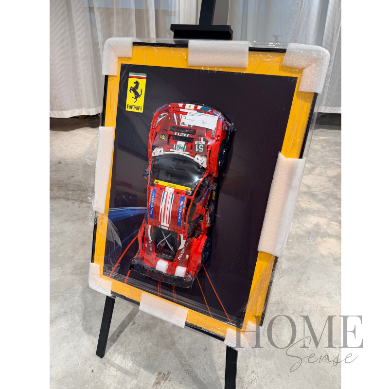 Ferarri - Inspired Racing Car Artwork, Wall Art, Wall Decoration