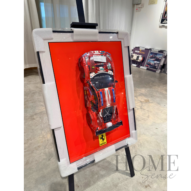 Ferarri - Inspired Racing Car Artwork, Wall Art, Wall Decoration