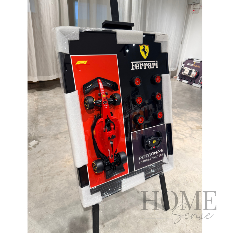 Ferarri - Inspired Racing Car Artwork, Wall Art, Wall Decoration