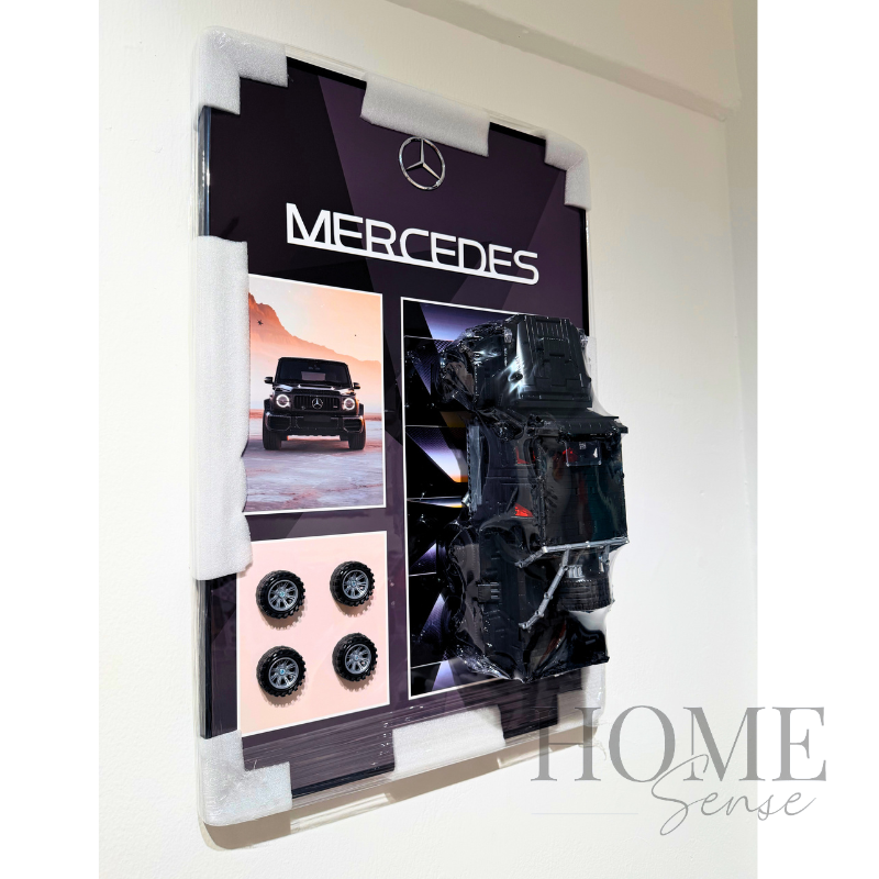 Mercedes Benz - Inspired Racing Car Artwork, Wall Art, Wall Decoration