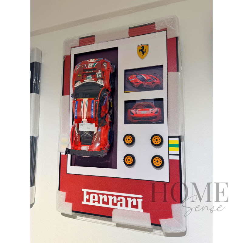 Ferarri - Inspired Racing Car Artwork, Wall Art, Wall Decoration