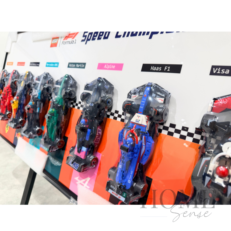 F1 - Inspired Racing Car Artwork, Wall Art, Wall Decoration, 10 Mini F1 Cars
