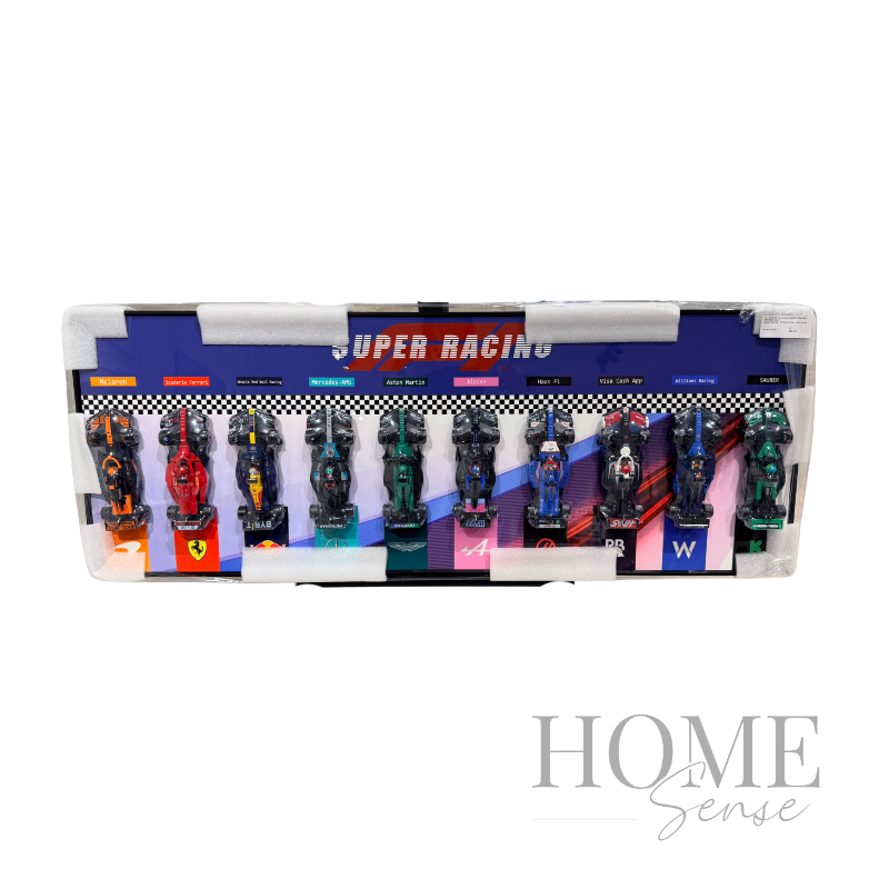 F1 - Inspired Racing Car Artwork, Wall Art, Wall Decoration,Super Racing 10 Mini F1 Cars