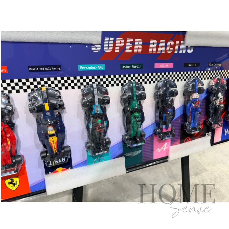 F1 - Inspired Racing Car Artwork, Wall Art, Wall Decoration,Super Racing 10 Mini F1 Cars
