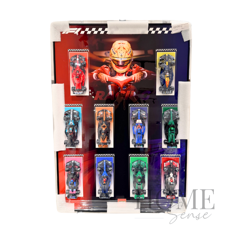 F1 - Inspired Racing Car Artwork, Wall Art, Wall Decoration, 10 Mini F1 Cars