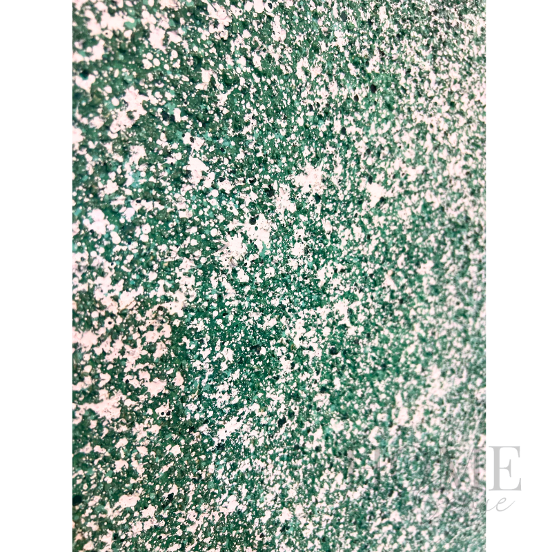 Emerald Rainfall – Textured Abstract Acrylic Wall Art