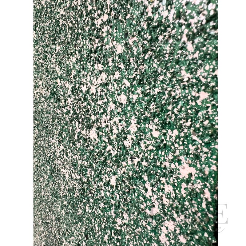 Emerald Rainfall – Textured Abstract Acrylic Wall Art
