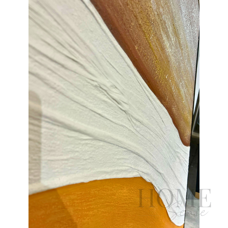 Ochre Passage – Textured Abstract Acrylic Wall Art