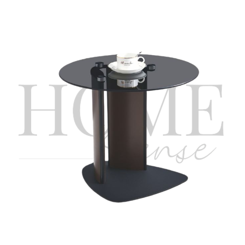 Julia Contemporary Style Black Side Table