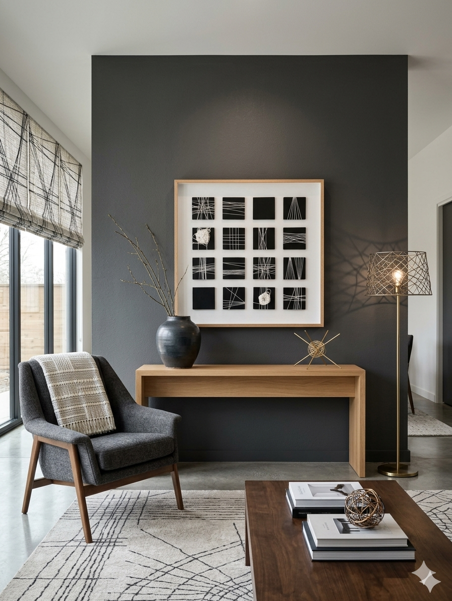 Modern Minimalist Wall Art, Physical Texture