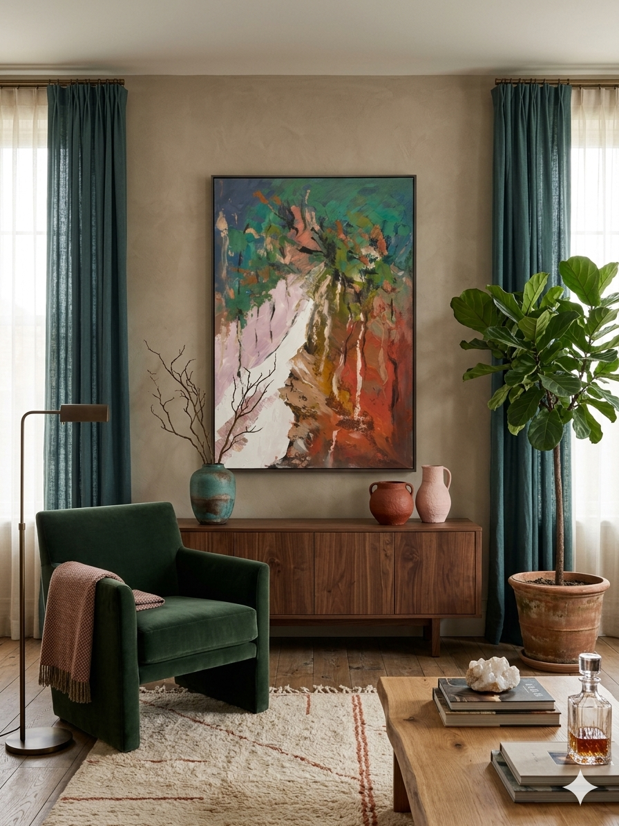 Wall Decoration, Wall Painting, Acrylic Painting